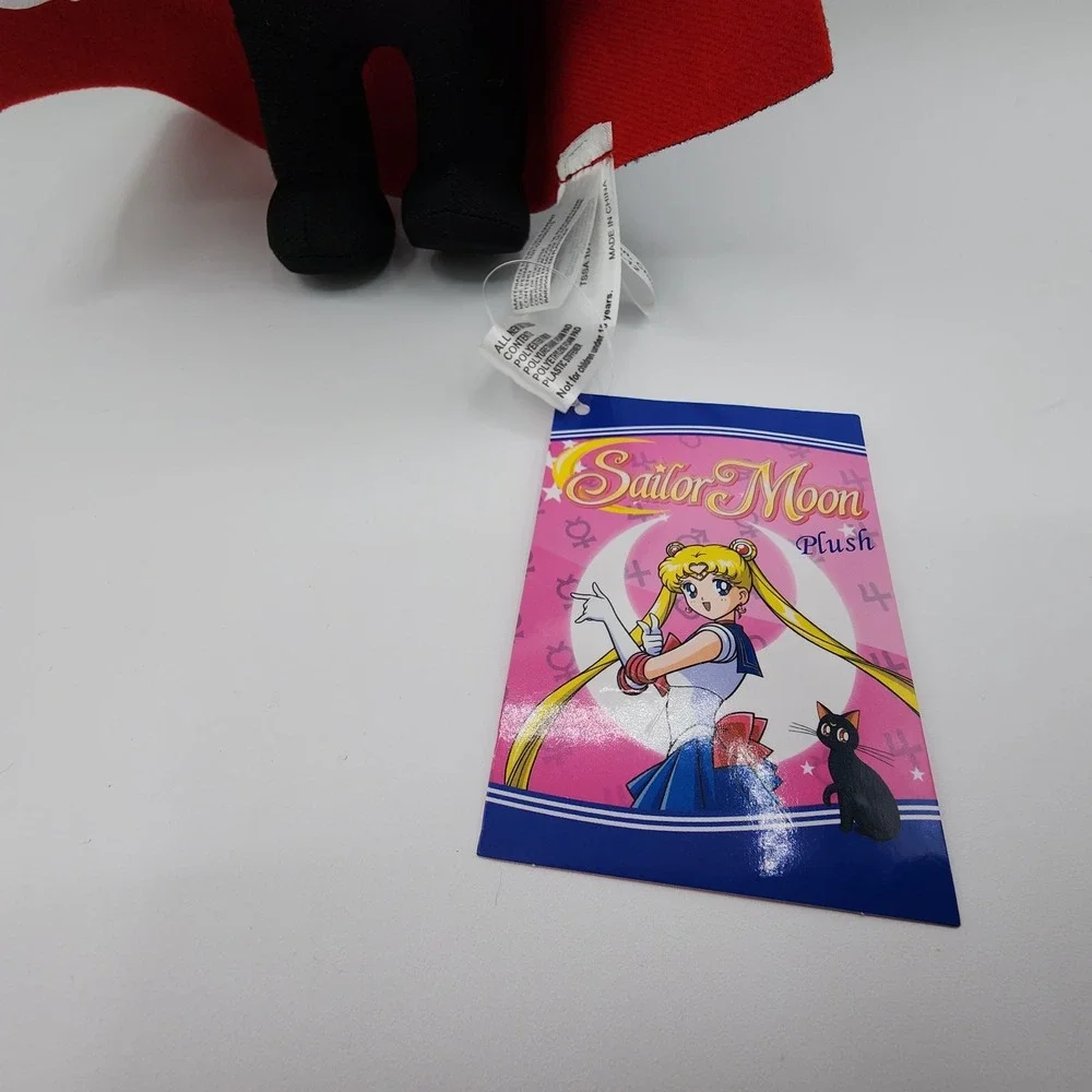 Sailor Moon S Tuxedo Mask 9-Inch Plush Cape Hat‎ Glasses Stuffed Toy NEW w/ Tag